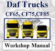 Thumbnail DAF CF SERIES TRUCK CF65 CF75 CF85 FULL WORKSHOP MANUAL