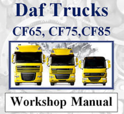Product picture DAF CF SERIES TRUCK CF65 CF75 CF85 FULL WORKSHOP MANUAL