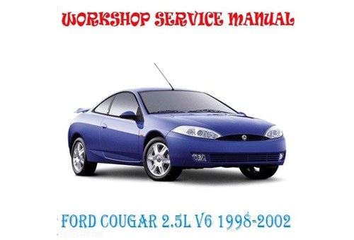 Product picture FORD COUGAR 2.5L V6 1998-99-00-01-02 WORKSHOP REPAIR MANUAL
